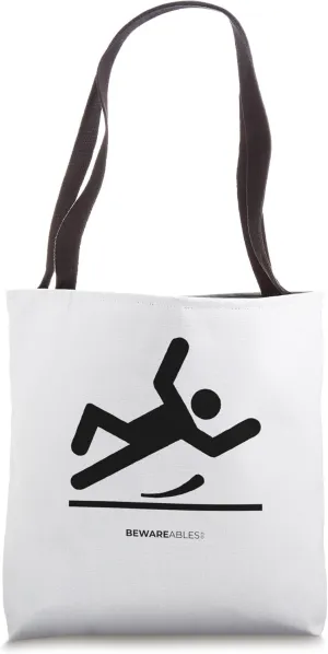 Slippery floor, falling funny, clumsy Tote Bag