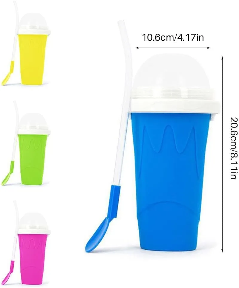 Slushy Maker Portable Travel Ice Cup Homemade Freeze Drinks Cup ROSE