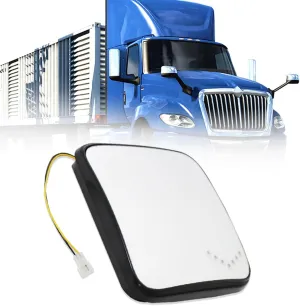 Smaller Mirrors Lens for International LT625 2018  Trucks Side Door Lower Mirror with Heated Black,LED Turn Signal Convex Left Driver Side A Piece