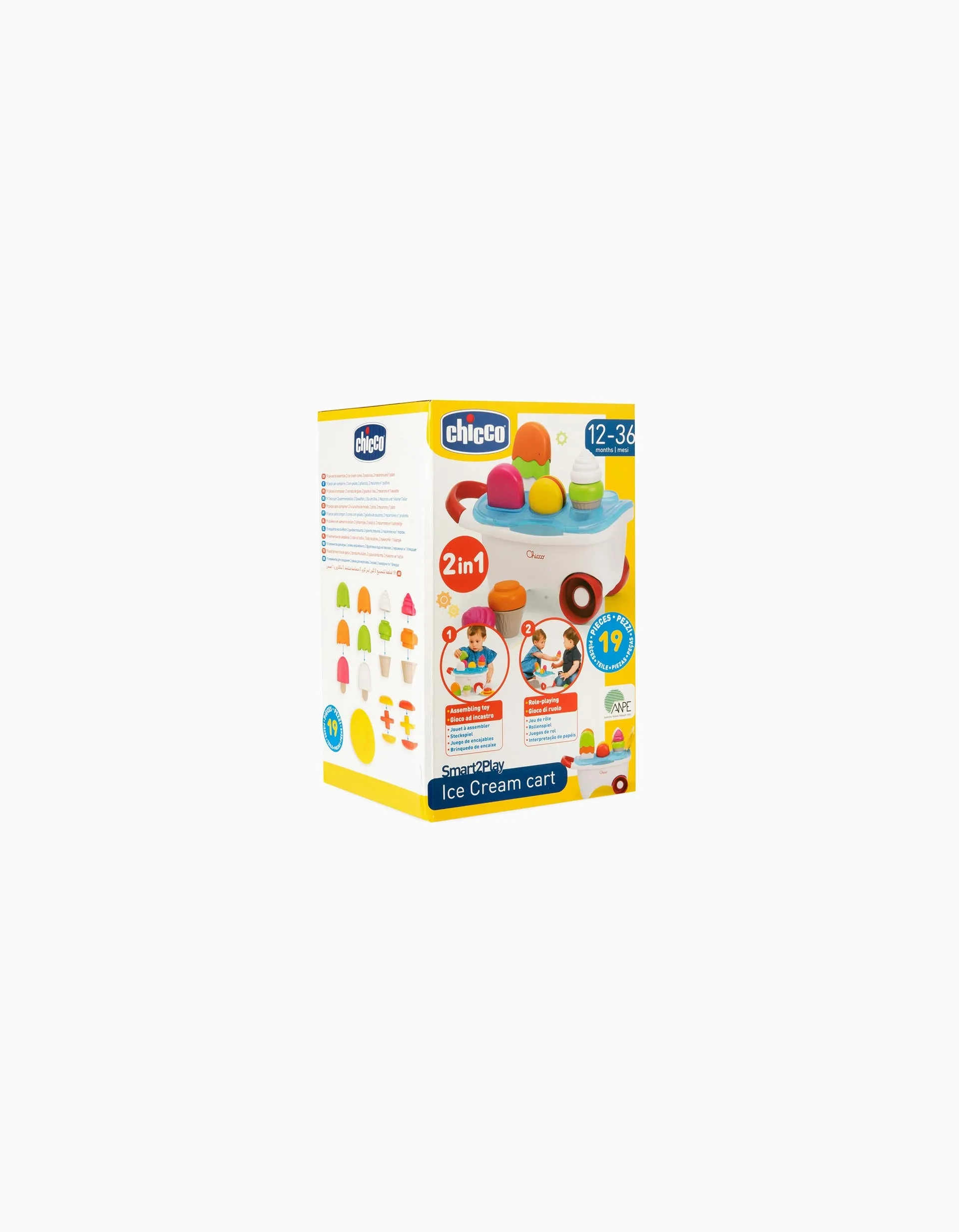 Smart2Play Ice Cream Cart Chicco 12M 