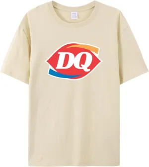 Soft Ice Cream Graphic Logo T-Shirt - Cute Fast Food Shirts for Men Women