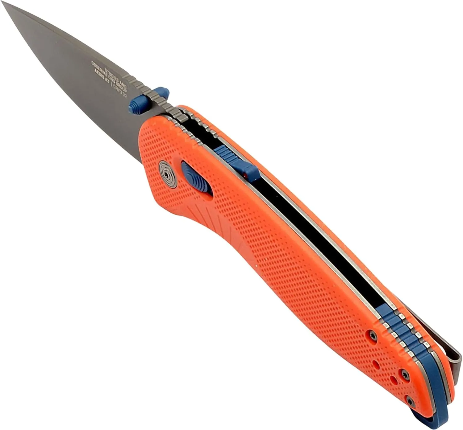 SOG Aegis AT Ambidextrous Outdoor Pocket Easy to Carry Folding Knives | CRYO D2 Stainless Steel Blade | AT-XR Lock
