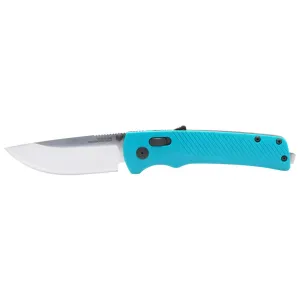 SOG Flash AT Daily Carry Ambidextrous Pocket Compact Folding Knife | Ergonomic Handle for Enhanced Grip | D2 Steel Blade, Petrol Green/Satin