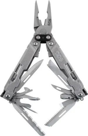 SOG Multi-Tool PowerAccess Deluxe Stonewash W/Sheath & Hex Bit Kit