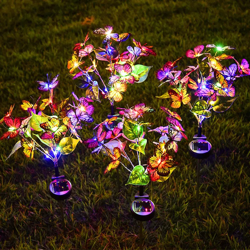 Solar Butterfly Courtyard Light Led