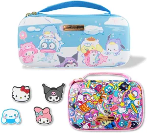Sonix x Sanrio Nintendo Switch Thumb Grips (Hello Kitty & Friends Ice Friends)   Carrying Case (Hello Kitty and Friends)   GameCard Case (Hello Kitty & Friends Stickers)