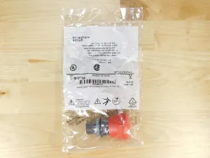 SPRECHER & SCHUH D7M-MT44 40 MM, Emergency Stop, RED, Twist Release