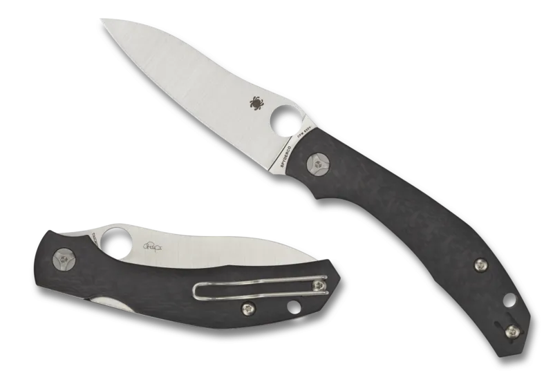 Spyderco Kapara 3.58" CPM S30V Plain Edge Folding Pocket Knife (C241CFP)