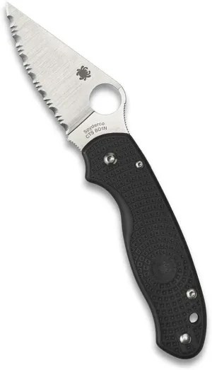 Spyderco Para 3 Lightweight 2.93" SpyderEdge Pocket Folding Knife (C223SBK)