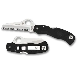 Spyderco Rescue 79mm Lightweight Black- Serrated Blade