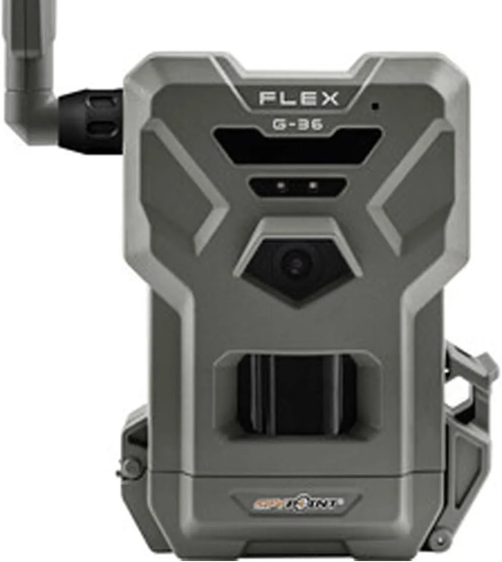 SPYPOINT Flex G-36 GPS Multi Network LTE IR Cellular Trail Camera with LIT-22 Rechargeable Lithium Battery FLEX-G36
