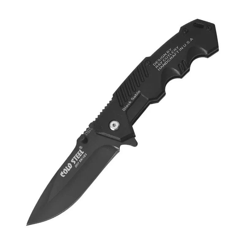 Stainless Steel Outdoor Mini Folding Knife - High Hardness, Portable Defensive Multi-Purpose Tool for Camping, Hiking, Travel, and Self Defense