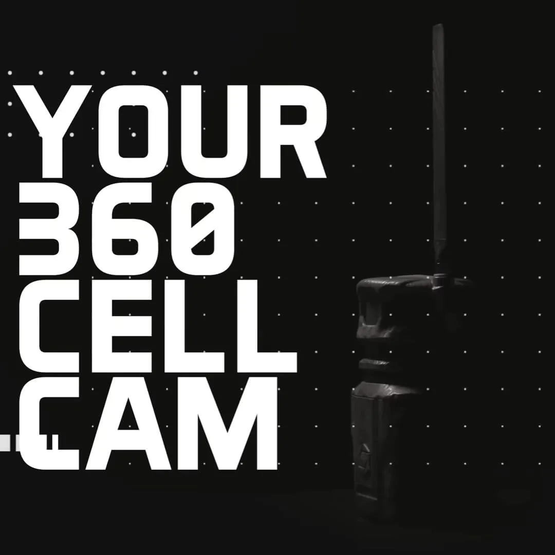 Stealth Cam Revolver 36MP 360-Degree Cellular Trail Camera (4-Pack) Bundle with 4 x 5400mAh Rechargeable Battery Pack, 4 x 32GB UHS-I Memory Card, and Card Reader (13 Items)