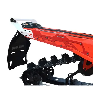 Straightline Proformance Hng Rear Bumper Skid Plate (183-237-Red)