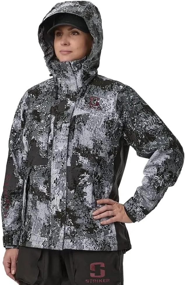 Striker Women's Adrenaline Durable Breathable Waterproof Outdoor Fishing Rain Jacket with Adjustable Hood