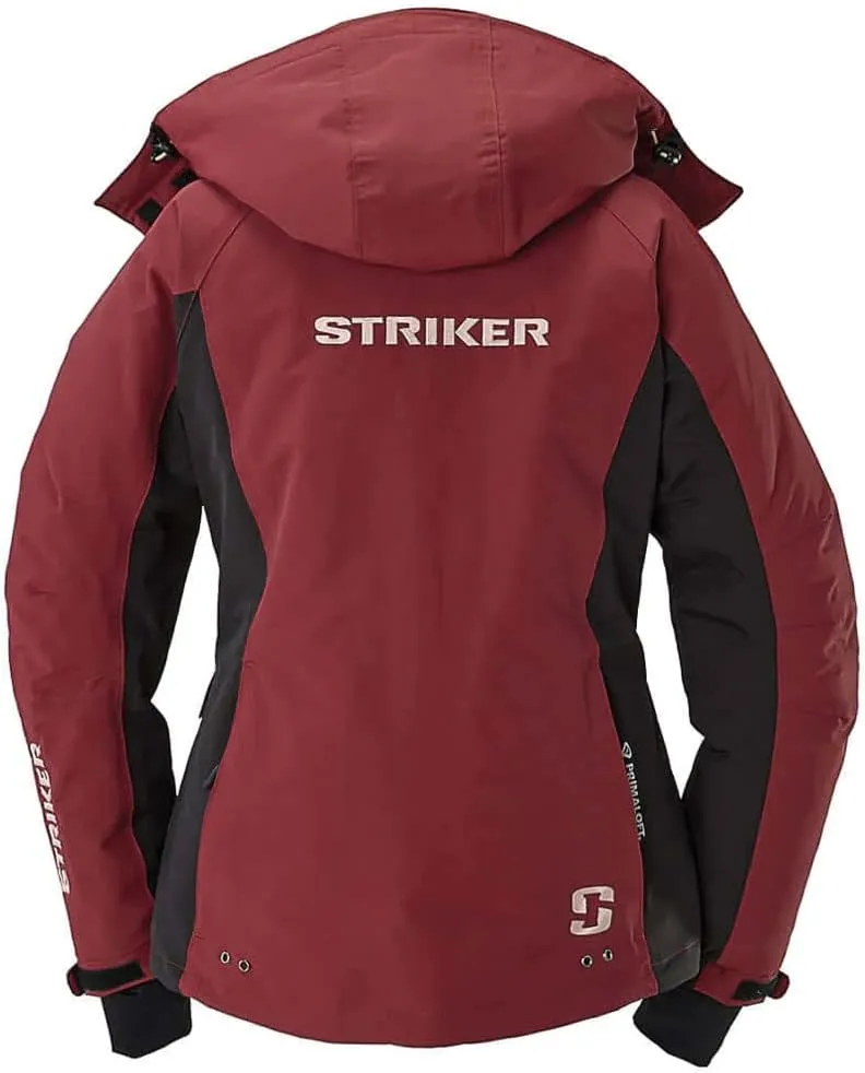 Striker Women's Stella Durable Windproof Water-Resistant Insulated Outdoor Ice Fishing Jacket with Removable Hood