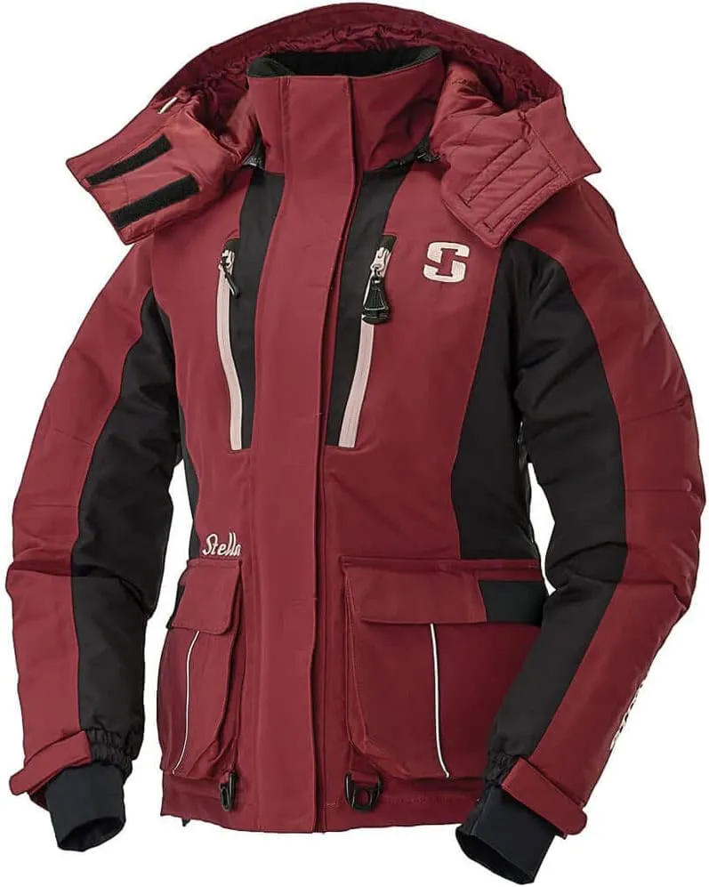 Striker Women's Stella Durable Windproof Water-Resistant Insulated Outdoor Ice Fishing Jacket with Removable Hood