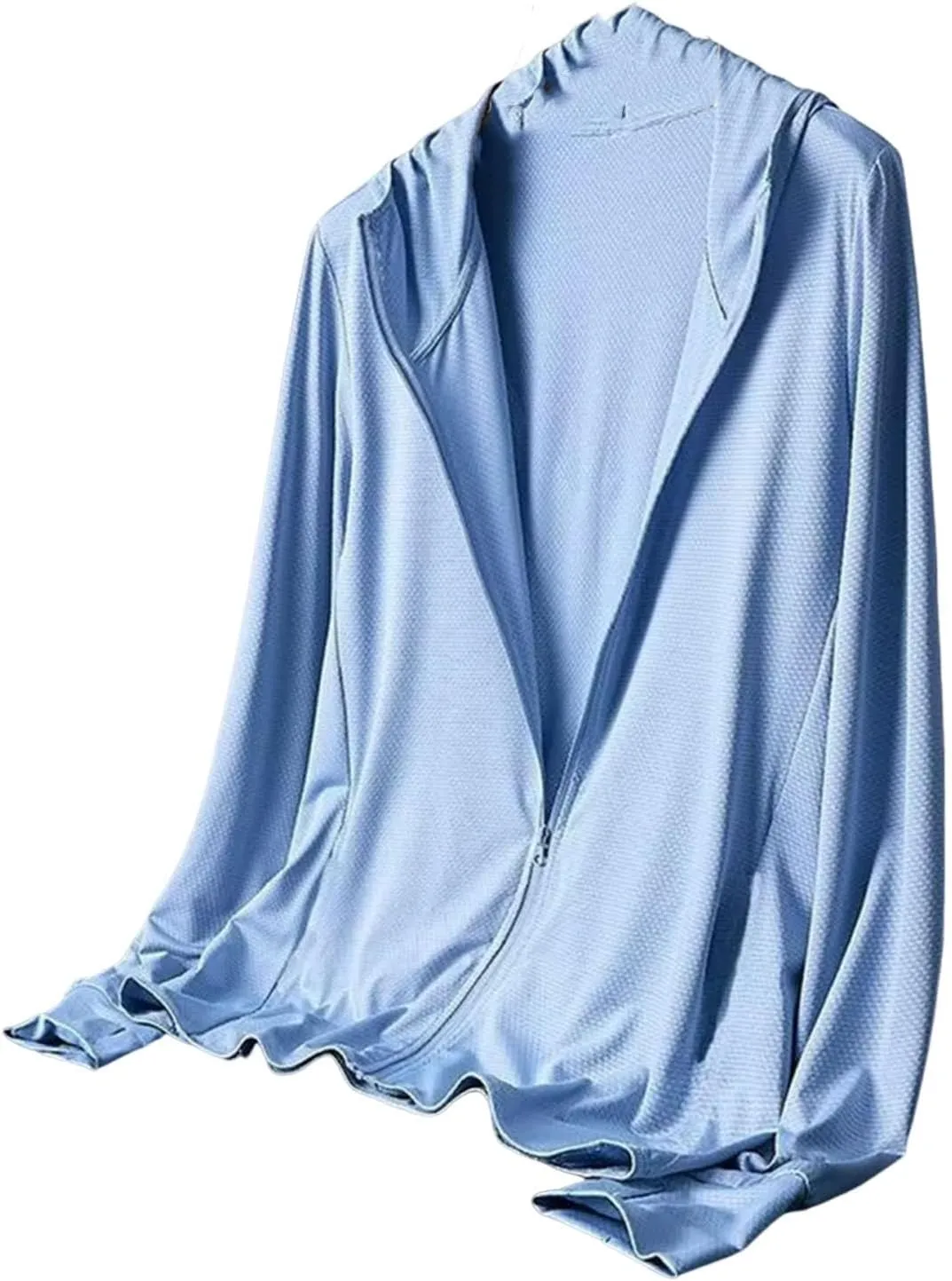 Summer Men's Sunscreen Clothing Thin Mesh Trend Outdoor Quick Drying Hooded Fishing UV Protection Loose Coat