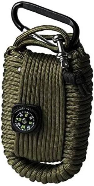 Survival Kit Type Bear Paracord Survival Kit Emergency Prepper German Army Paratrooper Flint Compass Angel Navy Seal Wilderness