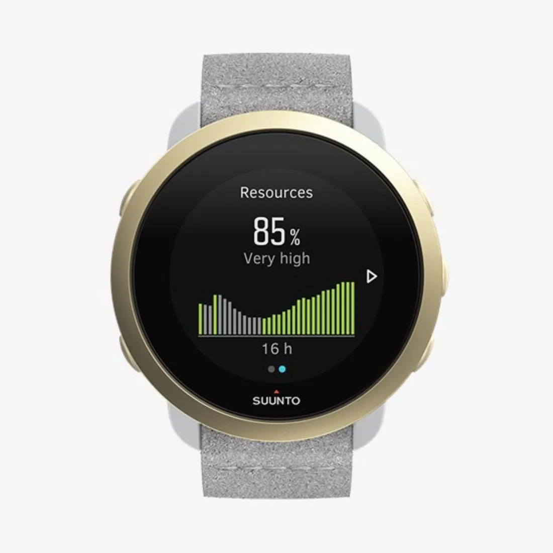 SUUNTO 3 Pebble White Light Gold Sports GPS Watch