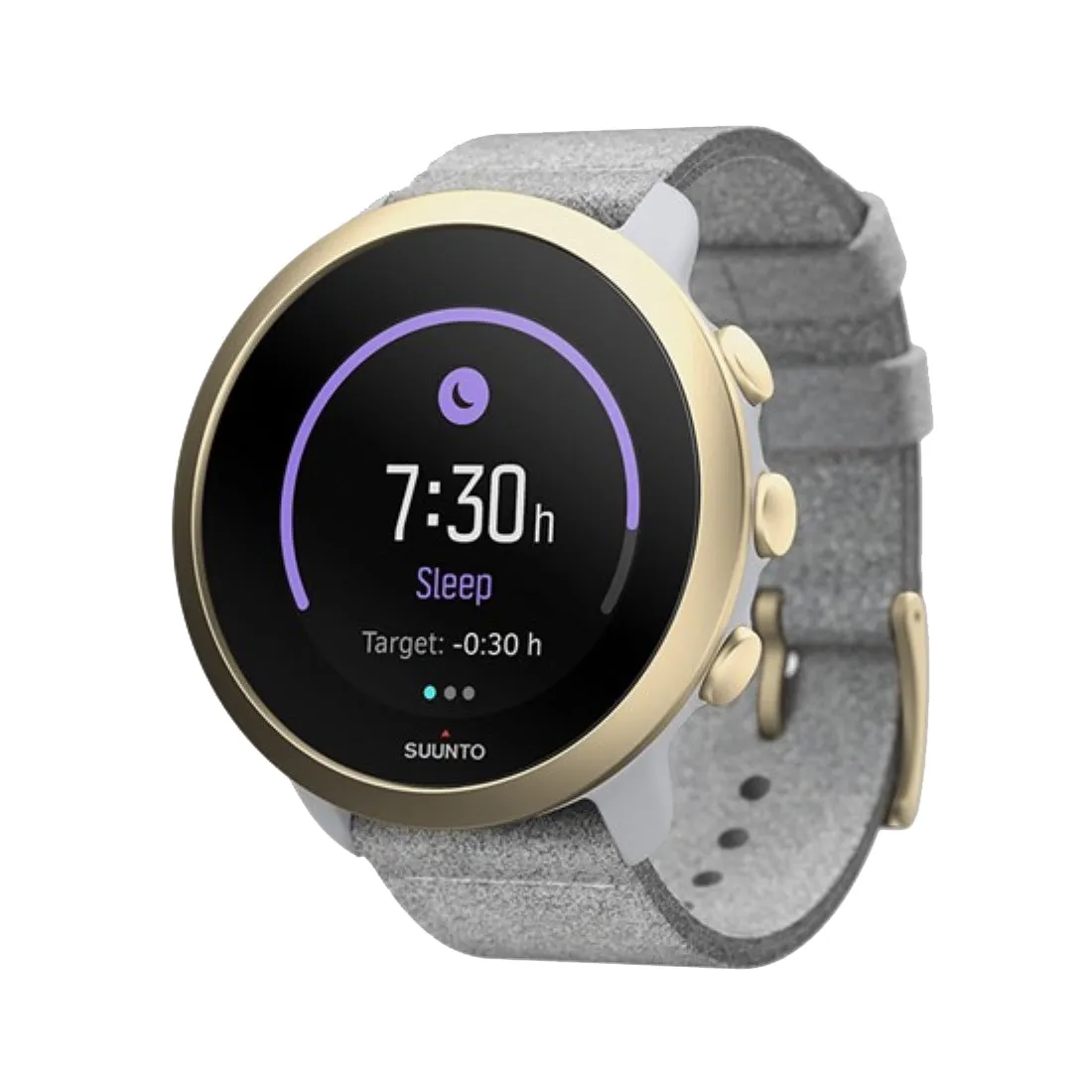 SUUNTO 3 Pebble White Light Gold Sports GPS Watch