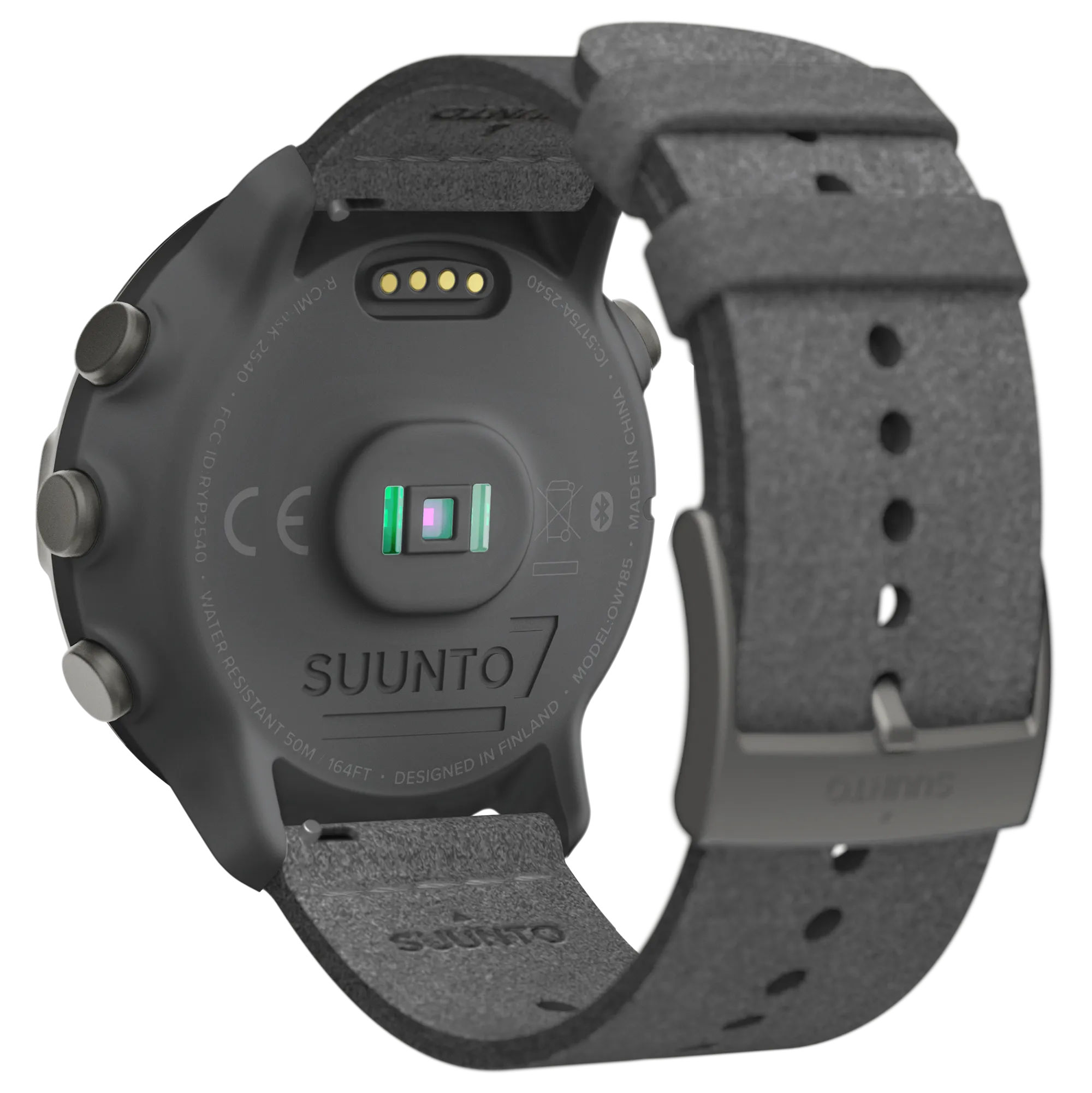 SUUNTO 7 Graphite Limited Edition GPS Smartwatch with Versatile Sports Experience with Gift Box and Wearable4U Power Bank Bundle