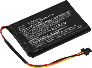 Synergy Digital GPS Battery, Compatible with Tomtom N14644 GPS, (Li-ion, 3.7V, 1100mAh) Ultra High Capacity, Replacement for Tomtom 6027A0093901 Battery