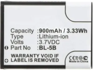 Synergy Digital GPS Battery, Compatible with Vertu Constellation GPS, (Li-ion, 3.7, 900mAh) Ultra High Capacity, Replacement for iSpan BTA002 Battery