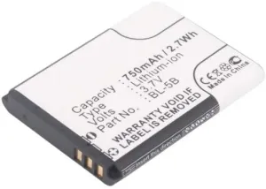 Synergy Digital GPS Battery, Compatible with VODAFONE Mini D101 GPS, (Li-ion, 3.7, 750mAh) Ultra High Capacity, Replacement for iSpan BTA002 Battery