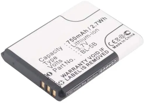 Synergy Digital GPS Battery, Compatible with VODAFONE Mini D101 GPS, (Li-ion, 3.7, 750mAh) Ultra High Capacity, Replacement for iSpan BTA002 Battery