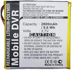 Synergy Digital Player Battery, Compatible with Archos AV605 WiFi 605 GPS 30GB Player, (Li-Pol, 3.7V, 2500mAh) Ultra High Capacity, Replacement for Archos FT447770P Battery