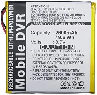 Synergy Digital Player Battery, Compatible with Archos AV605 WiFi 605 GPS 30GB Player, (Li-Pol, 3.7V, 2500mAh) Ultra High Capacity, Replacement for Archos FT447770P Battery