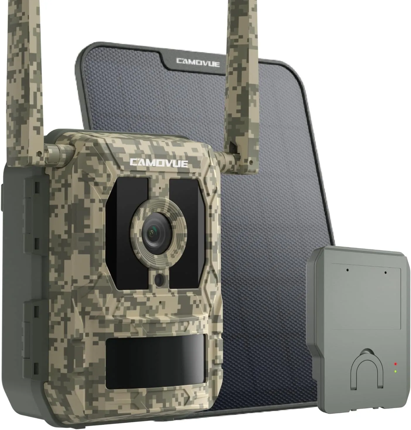 Talon Pro with Rechargeable Battery Pack and Solar Panel Bundle, 4K Ultra HD Live View, 0.2s Trigger Speed, Game Camera with GPS and Non-Glow IR Night Vision