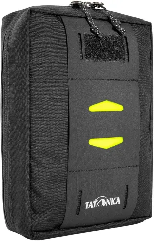 Tatonka Universal Pouch - Robust Accessory Bag for Backpacks and Hip Bags with Modular Attachment System (MOLLE etc.) in Various Sizes, Black, 20 x 14 cm, Rucksack