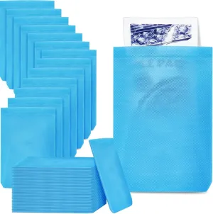 Tatuo 200 Pieces Disposable Hot Cold Pack Sleeves 6 x 9 Inch Non Woven Disposable Ice Pack Sleeve Protective Sleeve Cover for Hot and Cold Packs