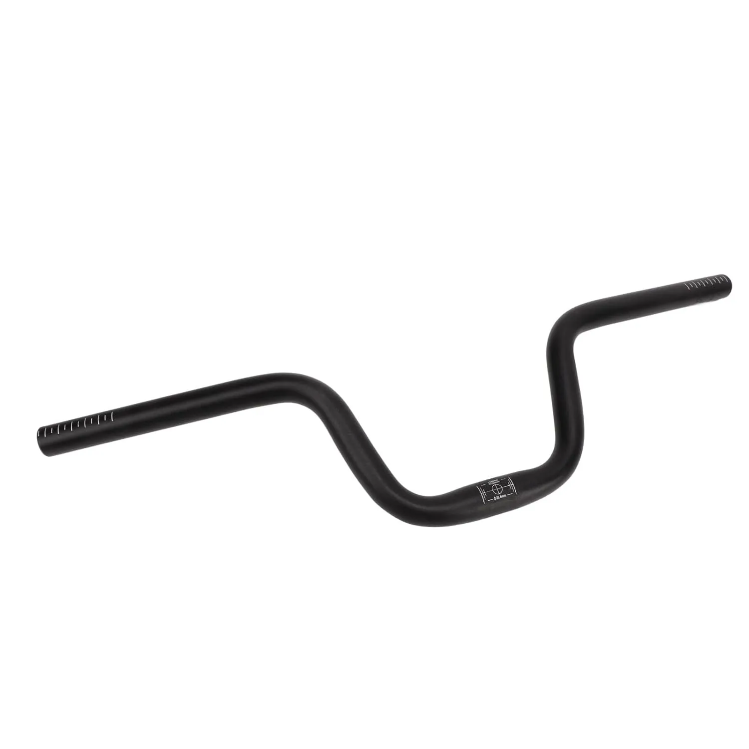 Tbest Road Handlebars, Mountain Handlebar 25.4mm Diameter 580mm Extra Long Handlebar Aluminum Alloy Folding Road (120mm / 4.7in Height)