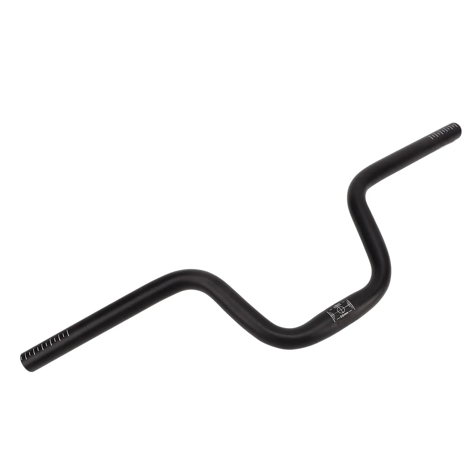 Tbest Road Handlebars, Mountain Handlebar 25.4mm Diameter 580mm Extra Long Handlebar Aluminum Alloy Folding Road (120mm / 4.7in Height)