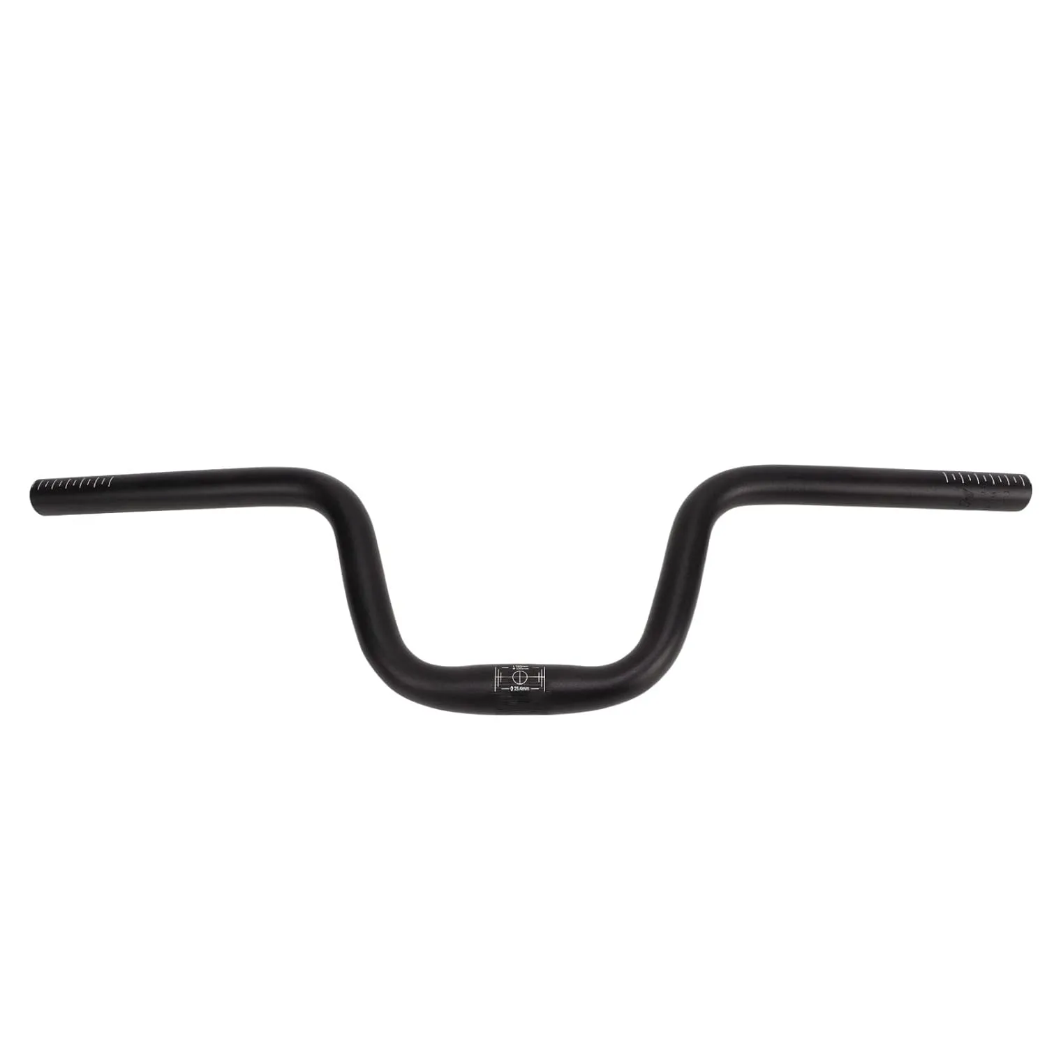 Tbest Road Handlebars, Mountain Handlebar 25.4mm Diameter 580mm Extra Long Handlebar Aluminum Alloy Folding Road (120mm / 4.7in Height)