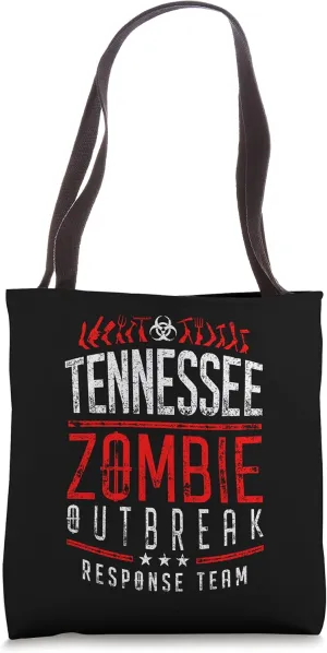 Tennessee Zombie Outbreak Response Team Halloween Tote Bag