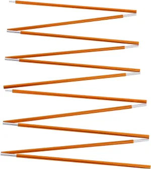 Tent Pole Repair Kit, 2Pcs Aluminium Alloy Tent Supporting Rod Tent Poles Replacement Tent Rod for Hiking Camping