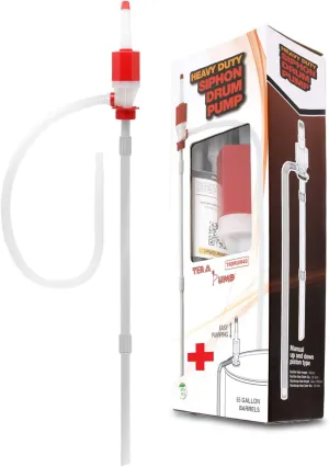 TERA PUMP Food Grade (BPA-Free) Emergency Disaster Pump for Drinking Water, Hurricane Survival, Emergency Water Storage, Drinking Water Storage, Wildfire Kit, Tornado Kit