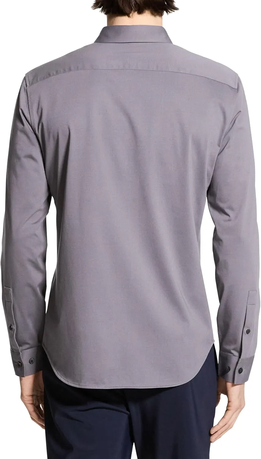 Theory Men's Sylvain Shirt in Structure Knit