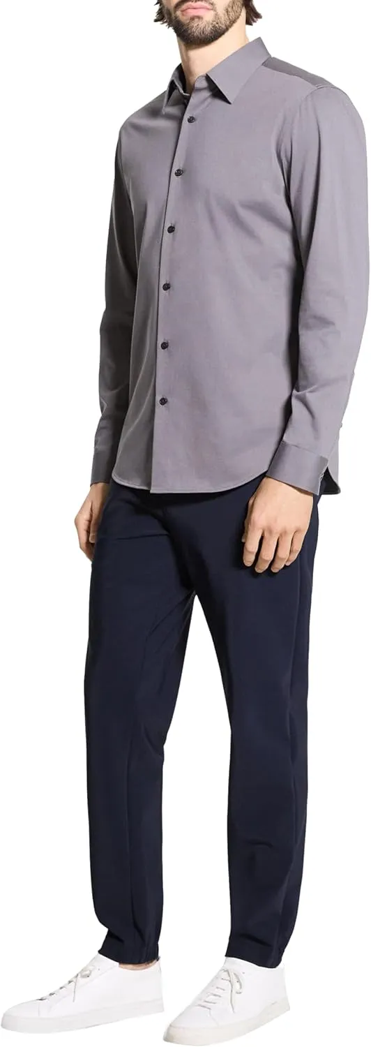Theory Men's Sylvain Shirt in Structure Knit