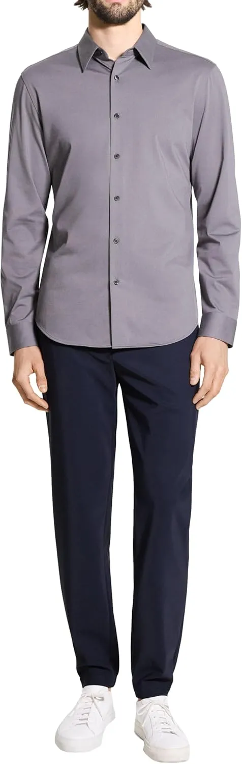 Theory Men's Sylvain Shirt in Structure Knit