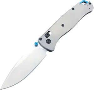 Titanium Folding Pocket Knife, Axis Lock, 3.15" 440C Blade, Titanium Alloy Handle with Pocketclip for Outdoor, Survival and Camping