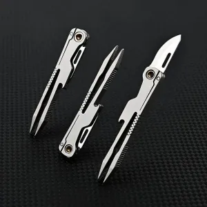 Titanium Multi-Tool Tweezer Knife - Durable Everyday Tool