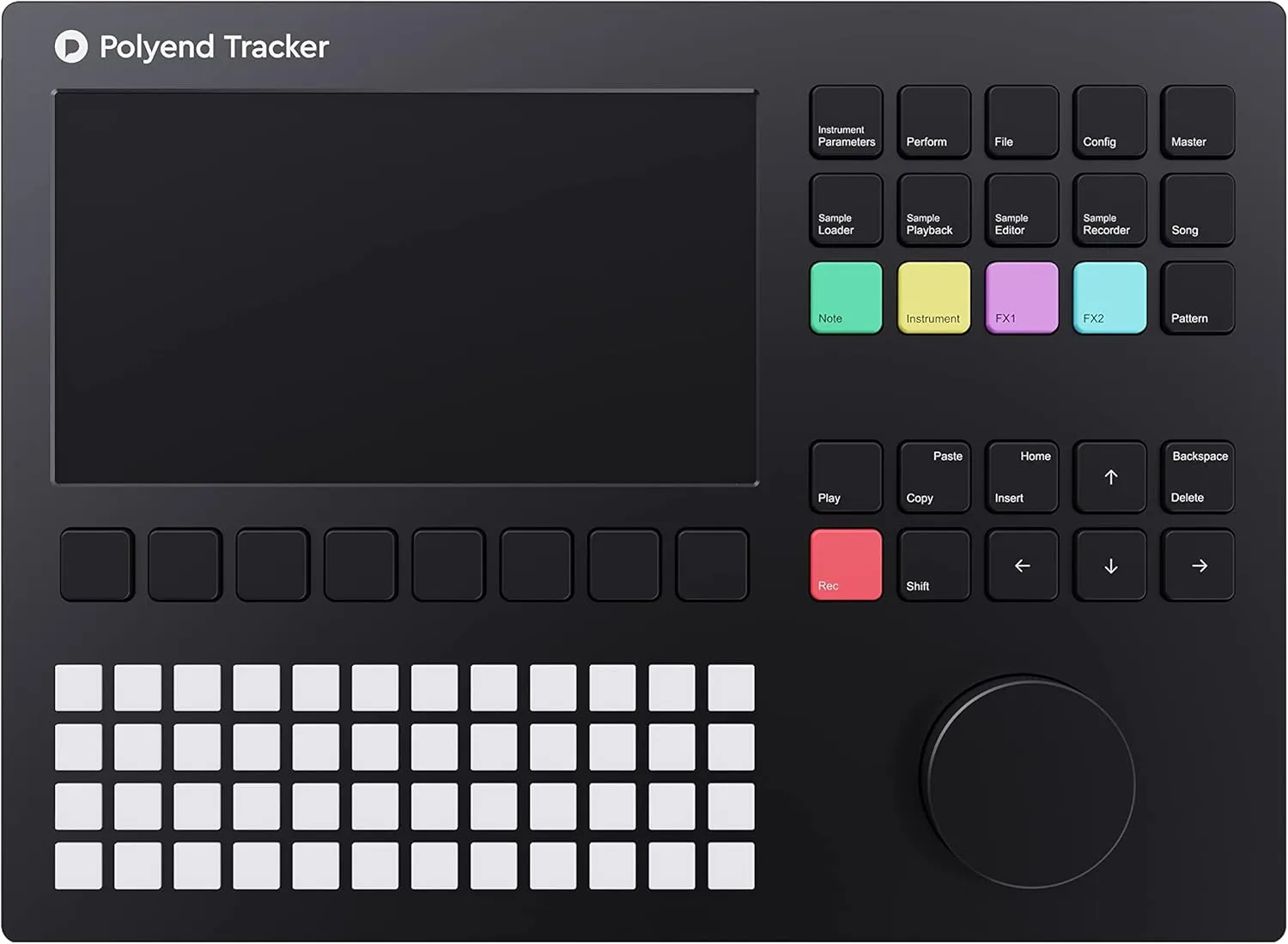 Tracker Tabletop Sampler, Wavetable Synthesizer and Sequencer - Black
