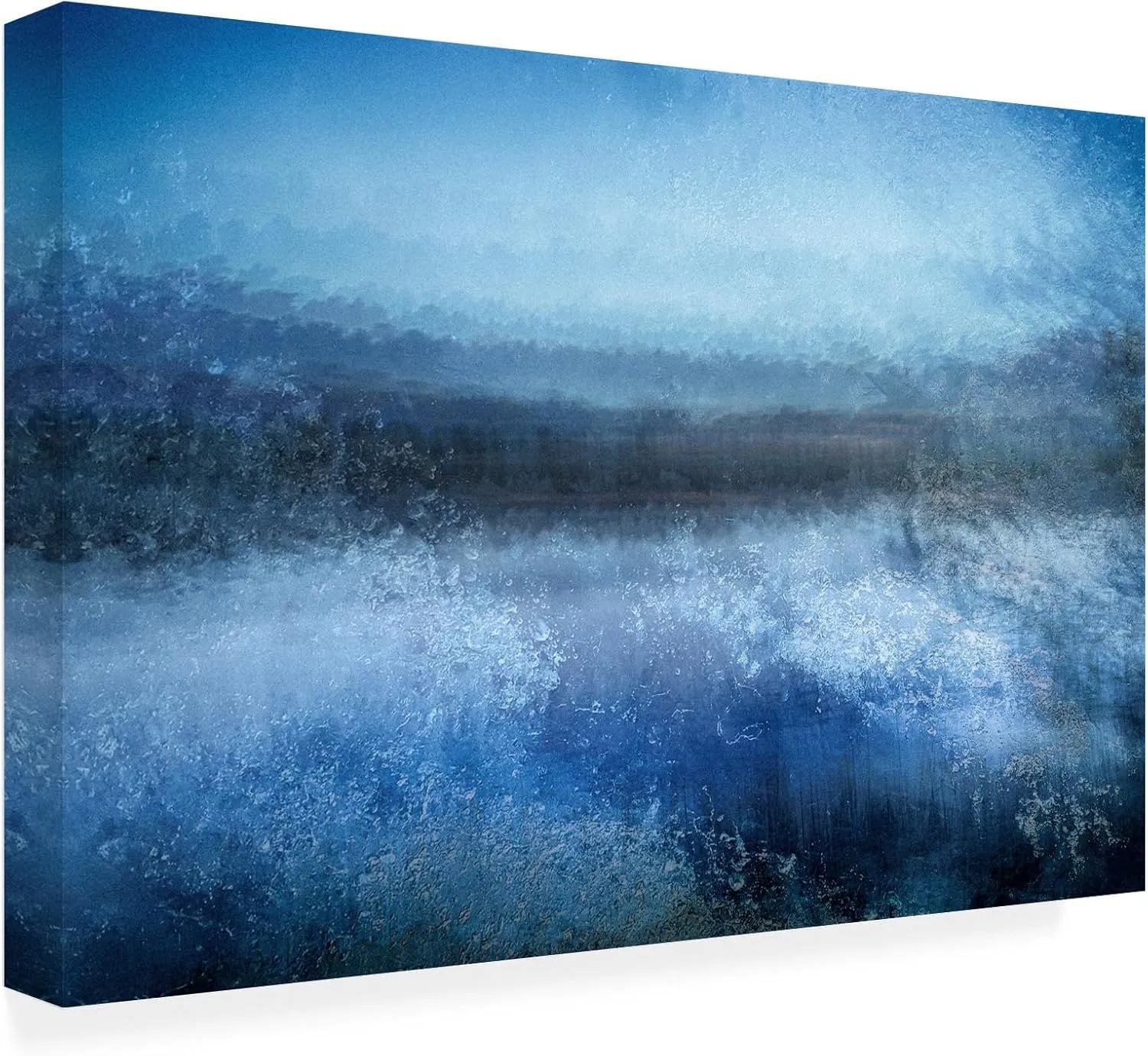 Trademark Fine Art Canvas Wall Art - Cicek Kiral 'Winter Is Cold As Ice' Wall Art for Living Room, Bedroom, or Office Décor 47 x 30 Inches