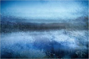 Trademark Fine Art Canvas Wall Art - Cicek Kiral 'Winter Is Cold As Ice' Wall Art for Living Room, Bedroom, or Office Décor 47 x 30 Inches