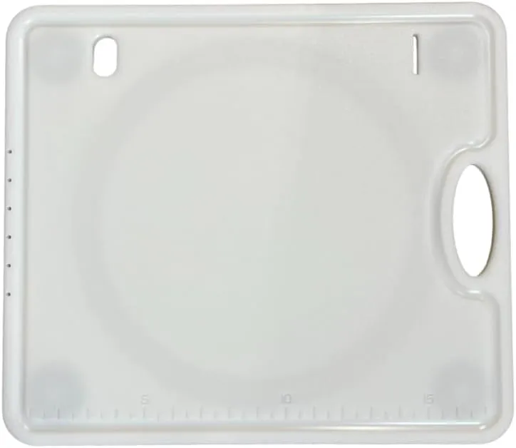 TRAPSKI Made in the USA | Premium Bucket or Cooler Fishing Cutting Board Table | 1/2 inch Thick HDPE UV Protected | Non-Skid or Mark Rubber Feet